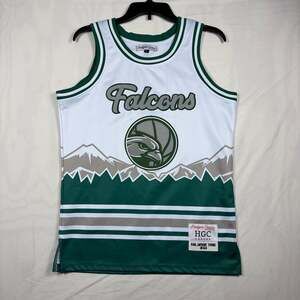 Nostalgia Co. Karl Anthony Towns #44 Falcons Basketball Jersey Green White XS